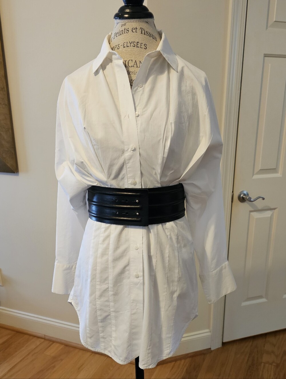 IRO Wide Leather Waist Belt Retail $350 Small-ralph lauren-below the belt